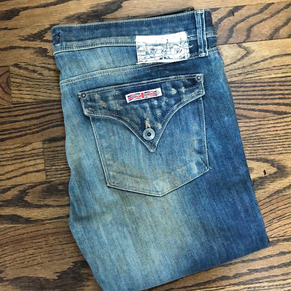 HUDSON (barely worn) STRAIGHT LEG DENIM SIZE 30